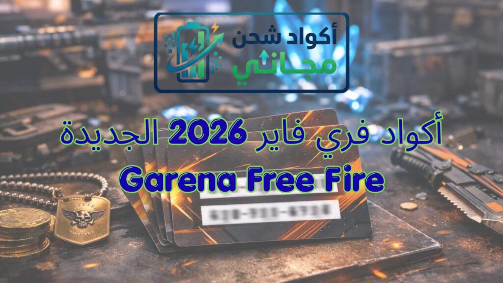 أكواد فري فاير 2026 الجديدة Garena Free Fire