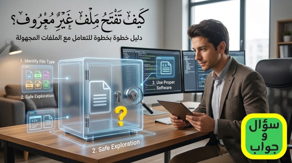 كيف تفتح ملف غير معروف؟